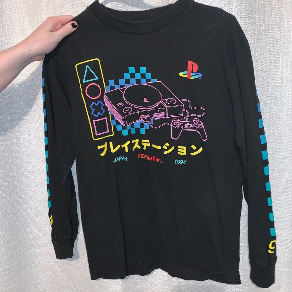 playstation long sleeve t shirt